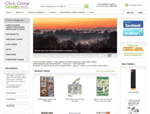 Tablet Screenshot of chrisgeorgecards.com